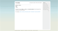 Desktop Screenshot of crosstips.org